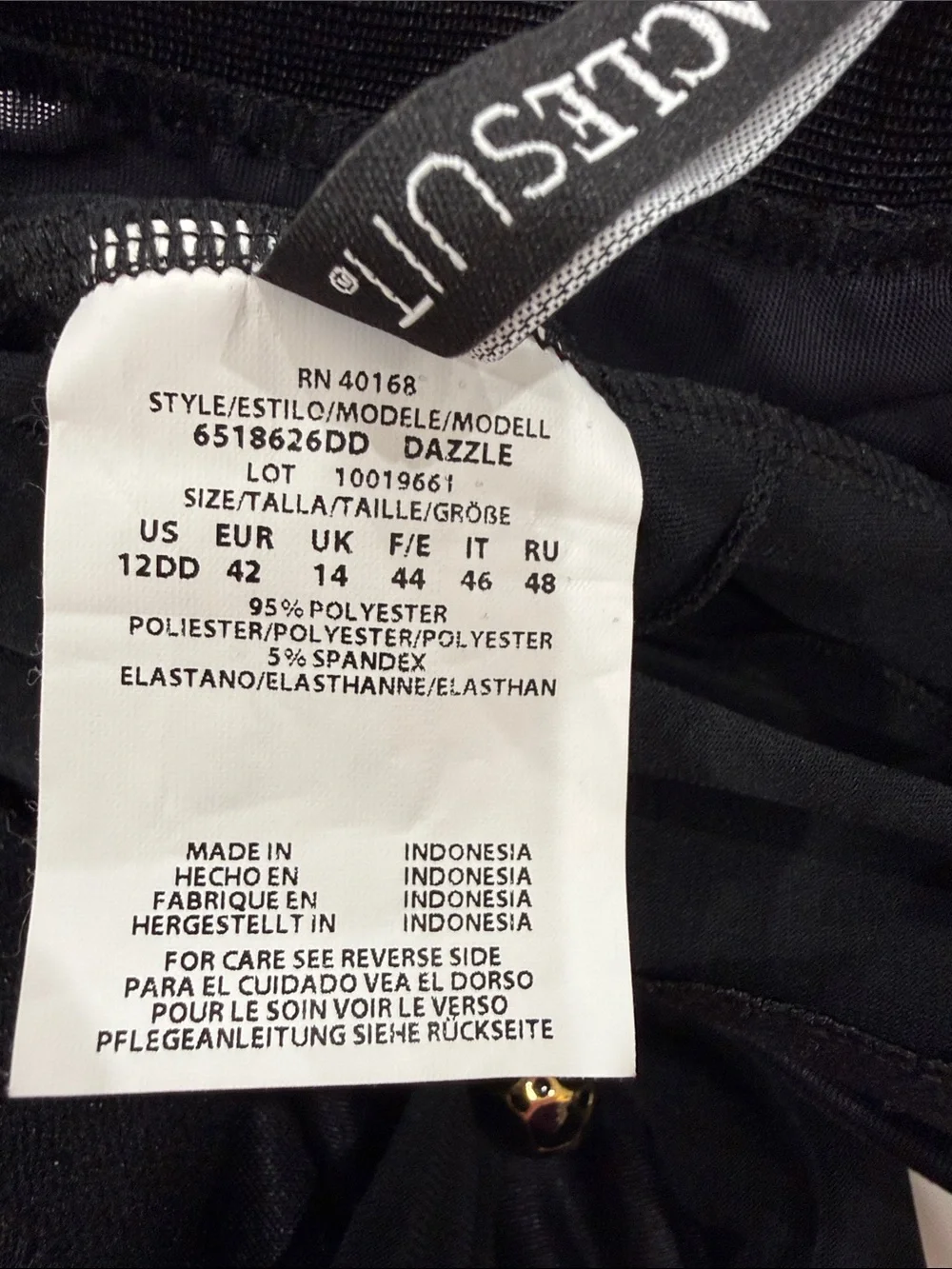 Miraclesuit NEW Size 12DD Dazzle Tankini Top $150 MSRP